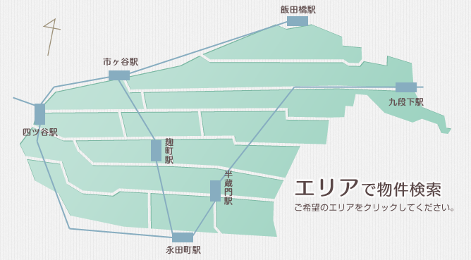 エリアで物件検索