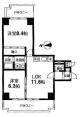 千代田区三番町1-9マンション間取り