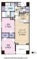 新宿区筑土八幡町4-16マンション間取り