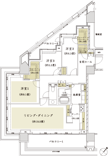 D2TYPE間取り図