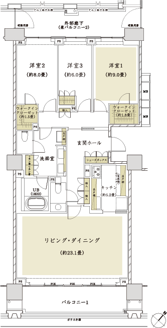 F2TYPE間取り図